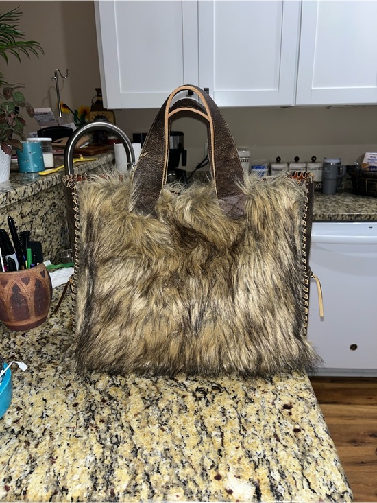 Kurtmen Handbags - Like new Kurtmen Coyote and Cowhide Western Boho Handbag